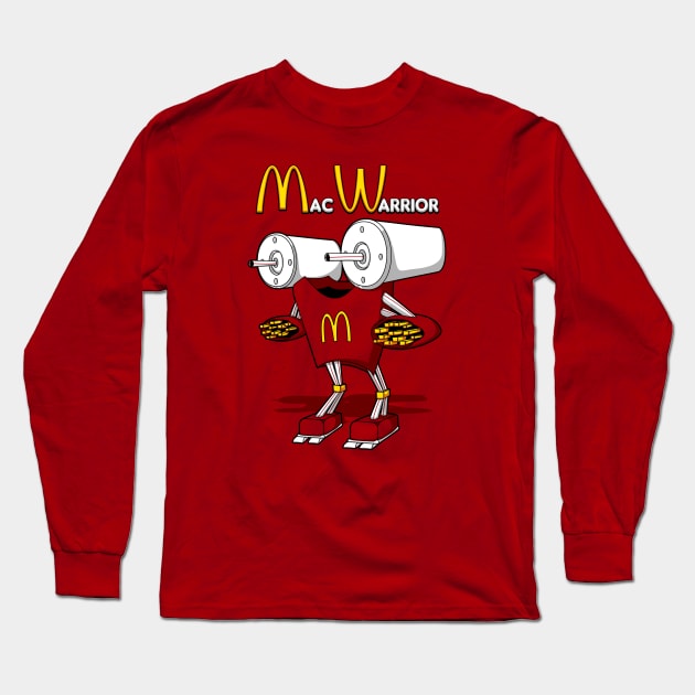 Mac Warrior Long Sleeve T-Shirt by crula